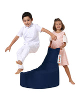 Fotoliu Puf tip Sac pentru Copii, Garden Bean Bag, 70x70x35 cm - Albastru inchis