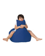 Fotoliu Puf tip Sac pentru Copii, Garden Bean Bag, 70x70x35 cm - Albastru