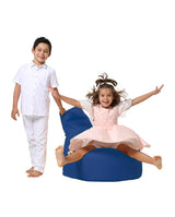 Fotoliu Puf tip Sac pentru Copii, Garden Bean Bag, 70x70x35 cm - Albastru