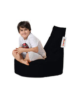 Fotoliu Puf tip Sac pentru Copii, Garden Bean Bag, 70x70x35 cm - Negru