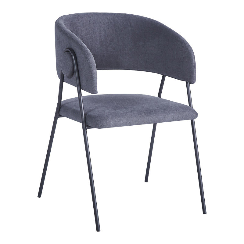 Scaun Rachele cu funcție confort, Antracit - Bej, Picioare Metalice, Negre, 52x65x79 cm - Scaun Rachele cu funcție confort, Antracit - Bej, Picioare Metalice, Negre, 52x65x79 cm - 127-000197