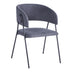 Scaun Rachele cu funcție confort, Antracit - Bej, Picioare Metalice, Negre, 52x65x79 cm - 127-000197