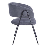 Scaun Rachele cu funcție confort, Antracit - Bej, Picioare Metalice, Negre, 52x65x79 cm - Antracit
