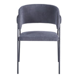 Scaun Rachele cu funcție confort, Antracit - Bej, Picioare Metalice, Negre, 52x65x79 cm - Antracit