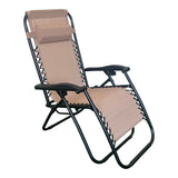 Fotoliu relaxant pliabil Mirka, Metal Negru, Textilenă, Gri, 65x165x110 cm - Fotoliu relaxant pliabil Mirka, Metal Negru, Textilenă, Gri, 65x165x110 cm - 407-000006