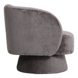 Fotoliu rotativ, gri închis, 78x81x77 cm - Gri