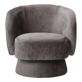 Fotoliu rotativ, gri închis, 78x81x77 cm - Gri