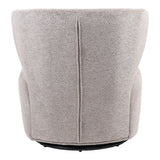 Fotoliu rotativ Marelia, Clasic olive, Gri - Multicolor, 73x76x76 cm - Multicolor