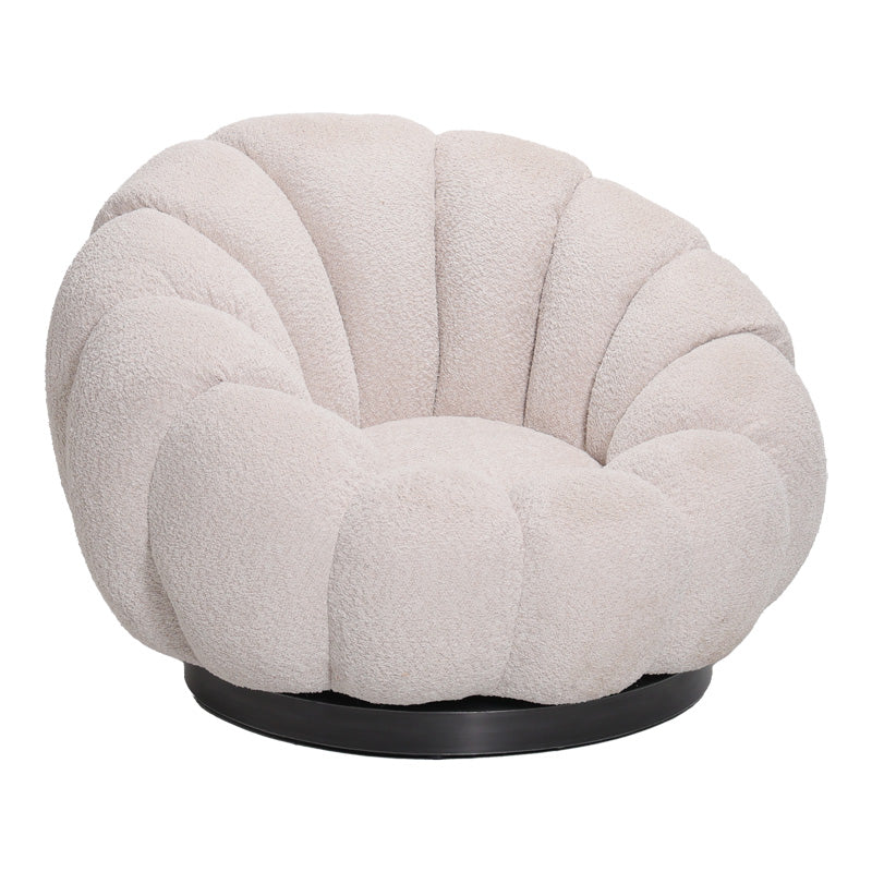 Scaun cu brate pivotant Nester, Diverse culori, 98x97x69 cm - Bej