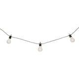 Ghirlanda decorativa cu 10 lumini LED Karivan, Negru, 490x12x6 cm