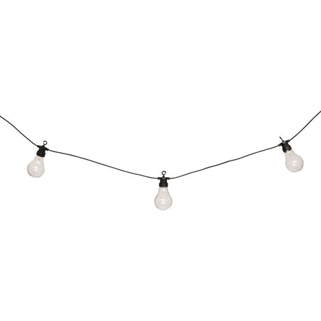 Ghirlanda decorativa cu 10 lumini LED Karivan, Negru, 490x12x6 cm