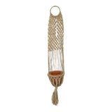 Ghiveci suspendat Aerial iuta, Natural, D23x135 cm