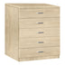 Gioko Comoda cu 5 sertare, Natural, 80x40x100 cm