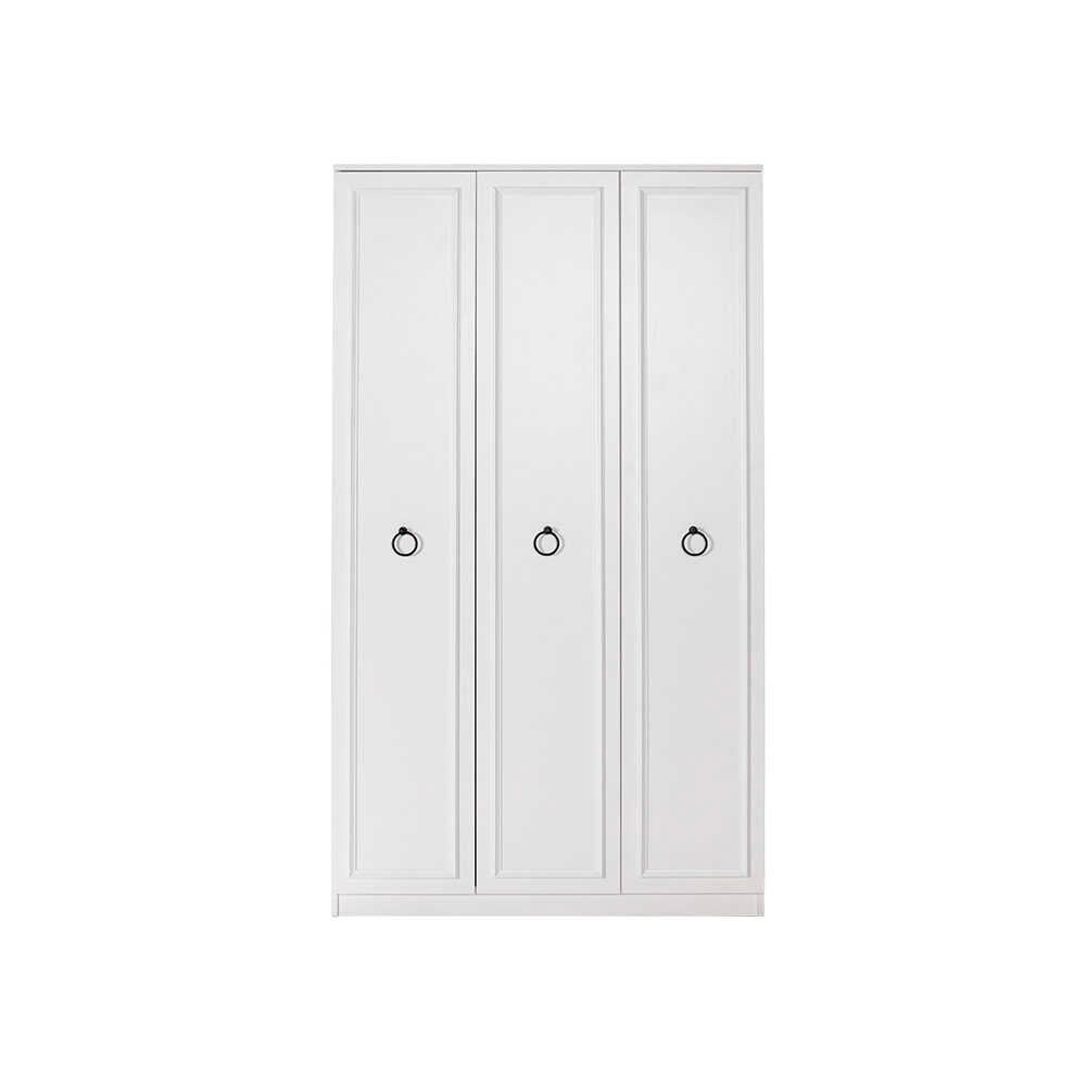Dulap Haine GRD-1330-BB-2 Home Collection® Hampton, 3 usi, Alb, 103x185x52 cm