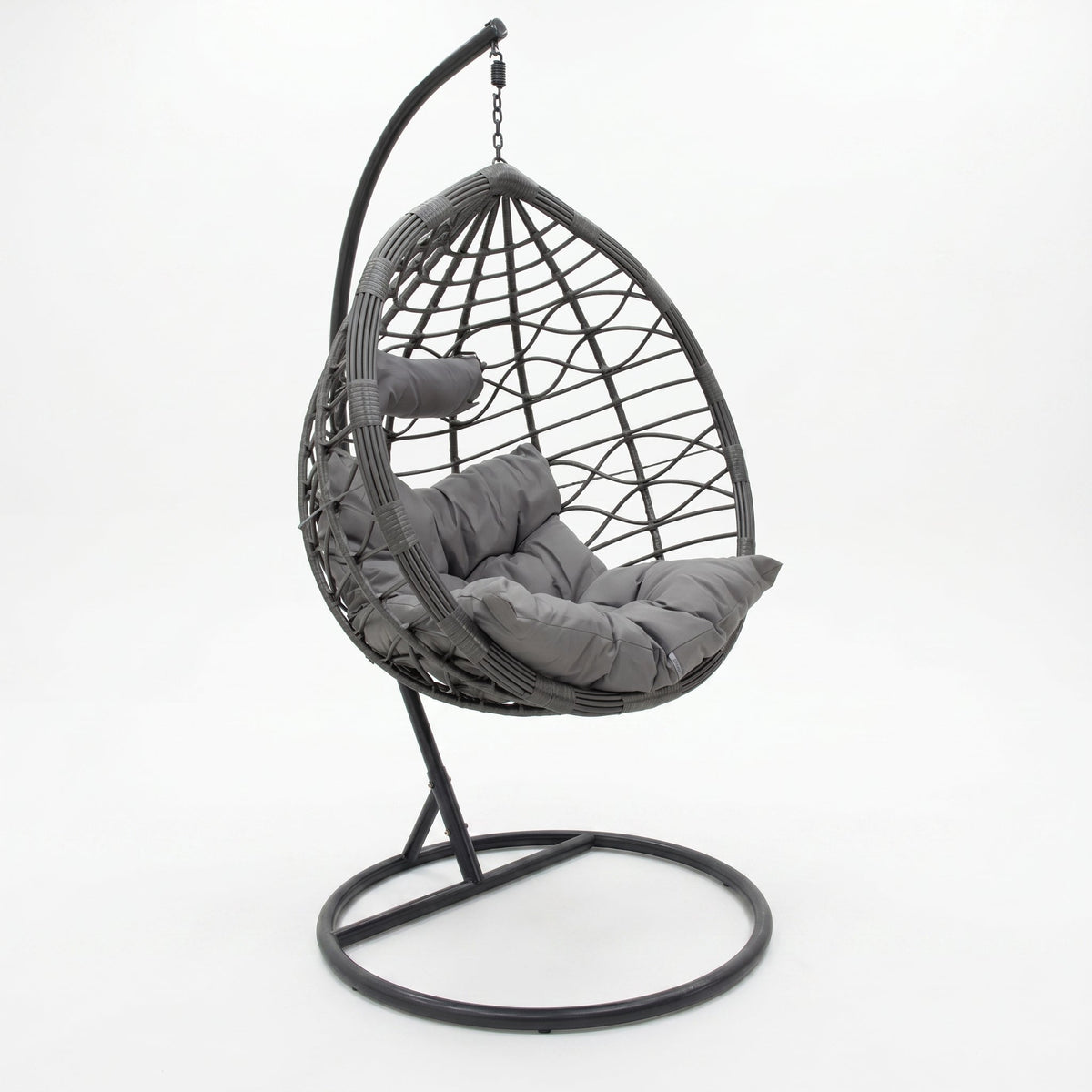 Balansoar Hudson, Metal si PP, 109x119x195 cm