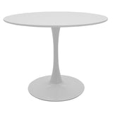 Julita-Balou set de Masa 5 -mdf, Alb, D100x75 cm