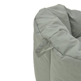 Taburet impermeabil Kerlon, Piele ecologica, Gri - Portocaliu, 80x65 cm - Gri