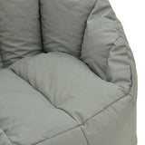 Taburet impermeabil Kerlon, Piele ecologica, Gri - Portocaliu, 80x65 cm - Gri