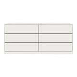 Comoda Kuanger cu sertare, Alb - Stejar, 120x40x70 cm - Comoda Kuanger cu sertare, Alb - Stejar, 120x40x70 cm - 072-000112
