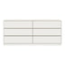 Comoda Kuanger cu sertare, Alb - Stejar, 120x40x70 cm - 072-000112