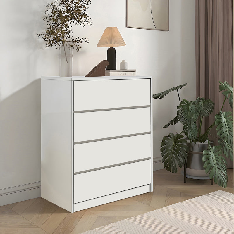Comoda Kuanger, MDF, 80x40x80 cm - Alb