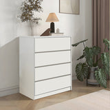 Comoda Kuanger, MDF, 80x40x80 cm - Alb