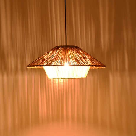 Lampa Boho Jarpie, Natural, 49x49x20 cm