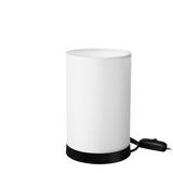 Lampa de Masa Fana din pvc, Crem - Gri, D14x21 cm - Lampa de Masa Fana din pvc, Crem - Gri, D14x21 cm - 147-000178