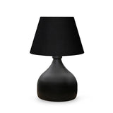 Lampa de Masa PWL-1068, neagra-bej, D22x32 cm - Negru