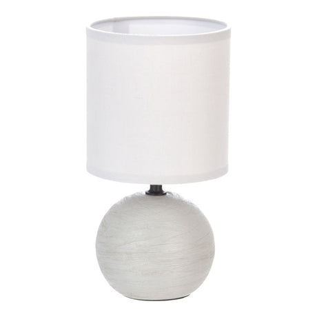 Lampa de masa PWL-1210, ceramica, Gri - Negru, 13x25 cm