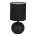 Lampa de masa PWL-1210, ceramica, Gri - Negru, 13x25 cm - 199-000519