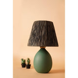 Lampă de masă YL522, Verde, 24x24x37 cm