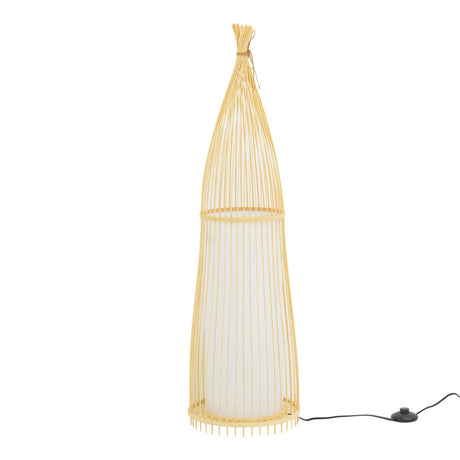 Lampa de podea Florance bambus, Natural, D28x100 cm