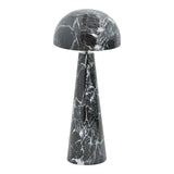 Lampa de podea Flozer marmura metal, negru, D36x79 cm
