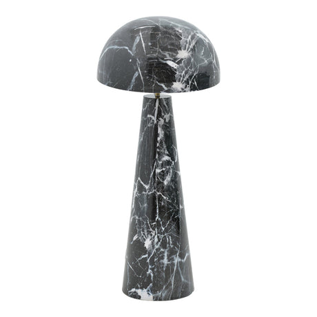 Lampa de podea Flozer marmura metal, negru, D36x79 cm