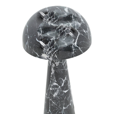 Lampa de podea Flozer marmura metal, negru, D36x79 cm
