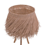 Lampa de podea Herfo ratan, Natural, D45x59 cm