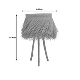 Lampa de podea Herfo ratan, Natural, D45x59 cm