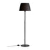 Lampa de podea Lumider din tesatura-metal, neagra, D35x152 cm