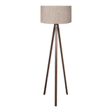 Lampadar PWL-1059, MDF si textil, D38x140 cm - Lampadar PWL-1059, MDF si textil, D38x140 cm - 202-000171
