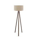 Lampadar PWL-1059, MDF si textil, D38x140 cm - Bej-Nuc