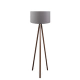 Lampadar PWL-1059, MDF si textil, D38x140 cm - Lampadar PWL-1059, MDF si textil, D38x140 cm - 202-000003