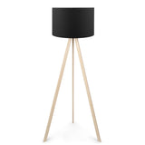 Lampadar PWL-1060, MDF si textil, D38x140 cm - Lampadar PWL-1060, MDF si textil, D38x140 cm - 202-000006