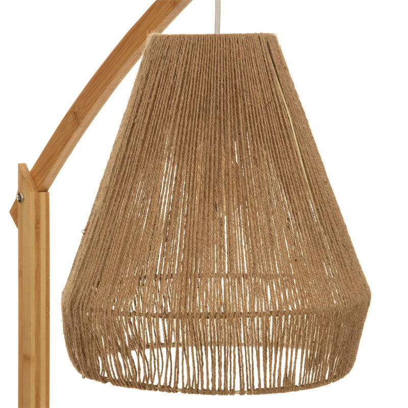 Lampa de podea Sean bambus, bej, 52x30x158 cm