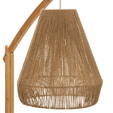 Lampa de podea Sean bambus, bej, 52x30x158 cm