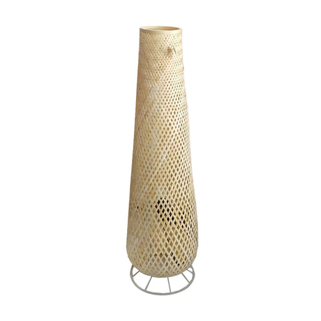 Lampa de podea Solian bambus, Natural, D27x96 cm