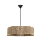 Lustra de tavan cu o singura sursa de lumina Tebaha, Maro - Natural, D55x20 cm - Natur