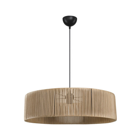 Lustra de tavan cu o singura sursa de lumina Tebaha, Maro - Natural, D55x20 cm