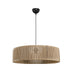 Lustra de tavan cu o singura sursa de lumina Tebaha, Maro - Natural, D55x20 cm