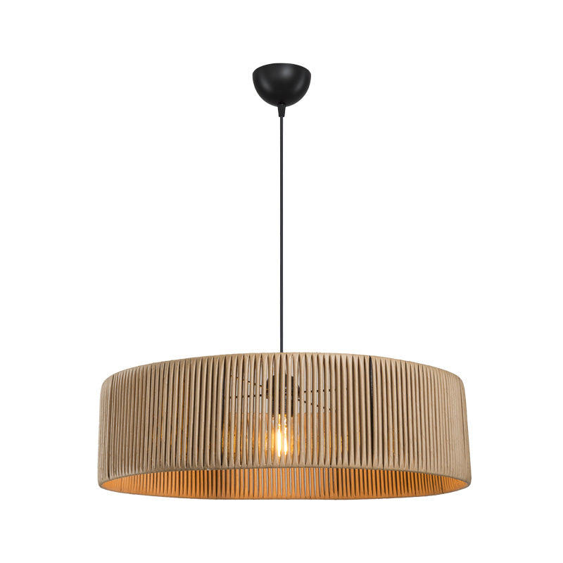 Lustra de tavan cu o singura sursa de lumina Tebaha, Maro - Natural, D55x20 cm - Natur